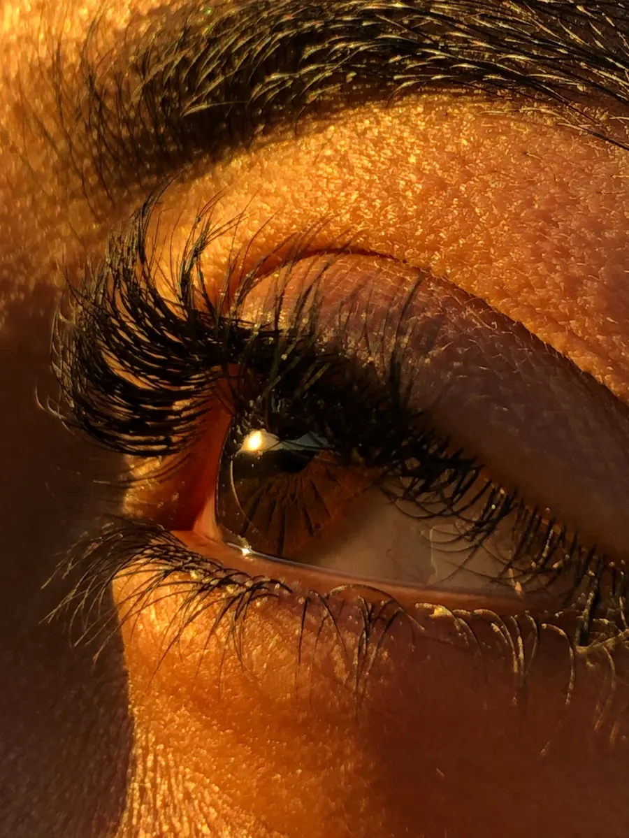 Volume lash set close-up